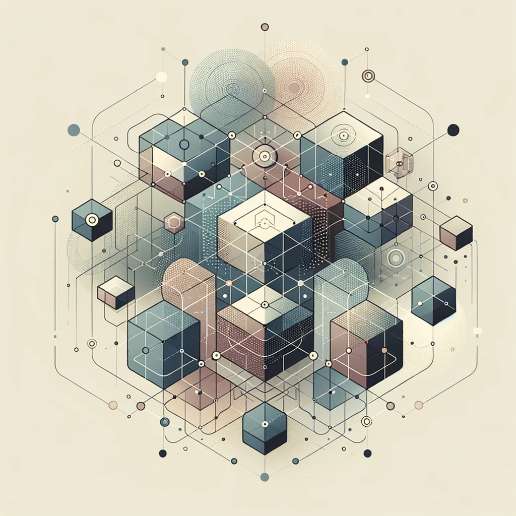 A developer crafting blockchain solutions